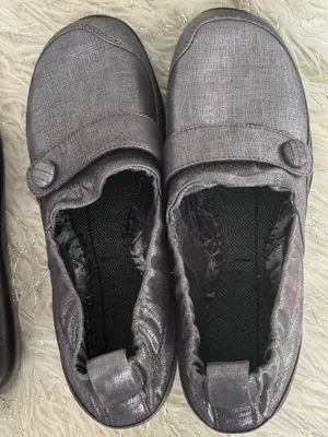 Dansko Silver Women's Shimmer Slip-On Loafers Size 38 thumbnail 14