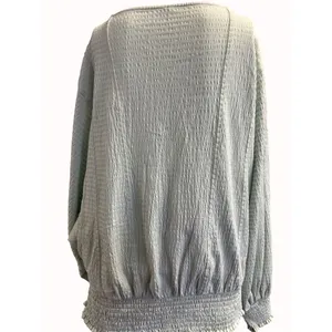 By Anthropologie Women's Mint Green Blouse Size L SKU 6308 thumbnail 2