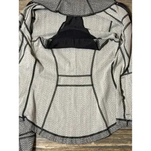 Lululemon Define Jacket‎ Gray Black White Herringbone Full Zip Athletic Size 2/4 thumbnail 9