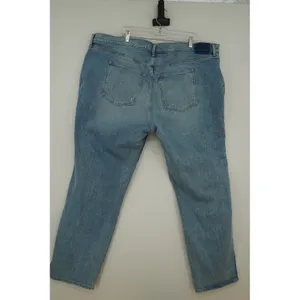 Abercrombie & Fitch The 90s Straight Ultra High Rise Jeans‎ Blue 37/24R New thumbnail 9