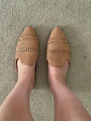Birdies Dove Woven Mules  thumbnail 5