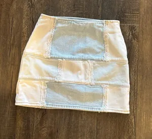 PacSun Patch Jean Skirt thumbnail 1