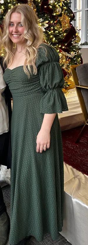 Long Sleeve maxi dress Green Size M thumbnail 3