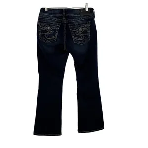 Silver Jeans Co Suki Surplus Dark Wash Bootcut‎ Jeans Womens W29 L30 Indigo thumbnail 5