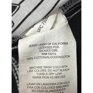 Dickies Carpenter Women's Black High Waisted Straight Leg Cargo Denim Jeans Sz 5 thumbnail 6