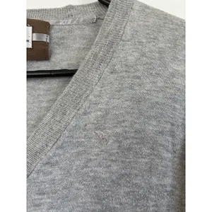 Y2K Abercrombie & Fitch Womens‎ Grey Cotton V-Neck Button Cardigan Sweater Small thumbnail 5