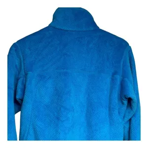 Patagonia Womens re-tool snap-t Fleece Pullover Jacket Small‎ Blue Mock Neck thumbnail 3