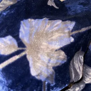 Just wow ASOS DESIGN velvet burn out maxi‎ dress in blue floral burnout thumbnail 6