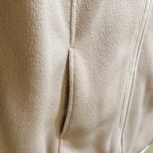 Susan Graver Size XS Beige Sleeveless Fleece Vest thumbnail 3