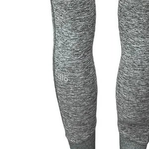 Alo Yoga AirSoft Gray Heather High Rise Yoga Workout Athletic Leggings Pants XS thumbnail 6