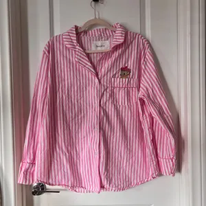 Bon‎ Artis Pink Striped Cat Embroidery Pajama Set 100% Cotton Women’s Size 1 thumbnail 4