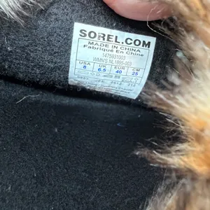 Sorel Tall Waterproof Winter Snow Boots Gray Faux Fur Womens 8‎ thumbnail 6