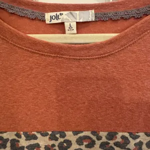 Jolt Rust and Leopard Print Top thumbnail 5