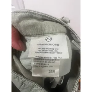 Women’s AG Adriano Goldschmied The Evan Khakis Green 25R Minimalist Preppy thumbnail 7