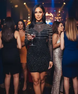 Mesh Party Black nwot bodycon sparkle bling dress thumbnail 5