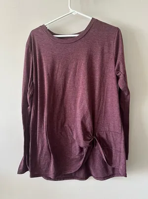 Women’s purple top blouse 2XL Size 2X thumbnail 1