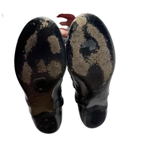 Christian Dior Galliano Ethnic Black Leather Studded OTK Boots EU 40 FW2004 Y2K thumbnail 9