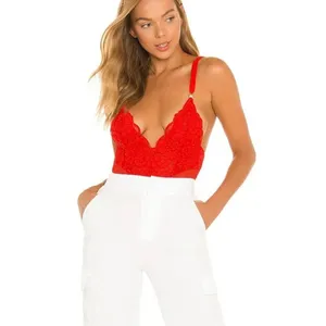 We are HAH -415 Hot As‎ Hell Cheap and Cheerful Bodysuit Red Blood Orange XS thumbnail 3