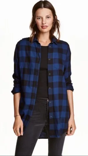 ✨2xHP✨Long Flannel Shirt✨ thumbnail 1