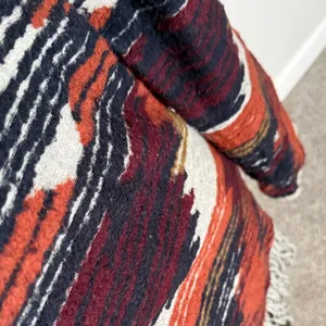 LUCKY BRAND Aztec Southwestern Open Front Fringed Cardigan Size XLarge thumbnail 7