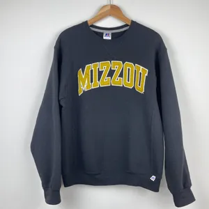 Russell Athletic Vintage University of Missouri pullover Sweatshirt - Size Med thumbnail 1