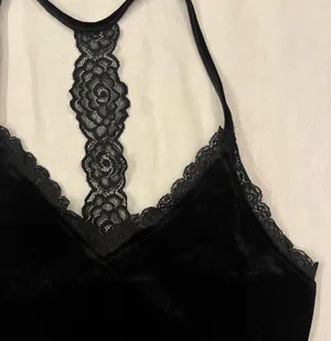 Forever 21 Black Velvet Tank thumbnail 2