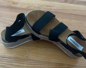 Cork Platform Sandals thumbnail 1