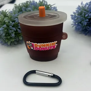3 Case Airpod (1st and 2nd Gen) Dunkin Donuts,Chicken Nuggets,Hug Life Dolls thumbnail 3