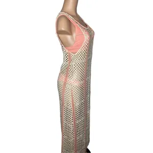 New. Pilyq fishnet coverup dress. XS/S. Retails $164 thumbnail 8