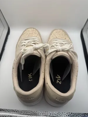 Kizik Prague Shoes Women Size 7‎ WIDE beige Speckled Comfort Casual Sneakers thumbnail 5