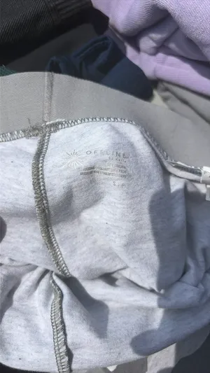 Offline White and Gray Camo Leggings thumbnail 3