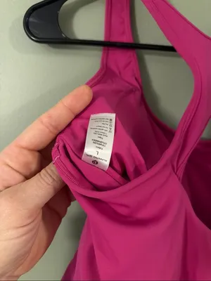 Running Girl Hot Pink Racerback Long Line Sports Bra thumbnail 3
