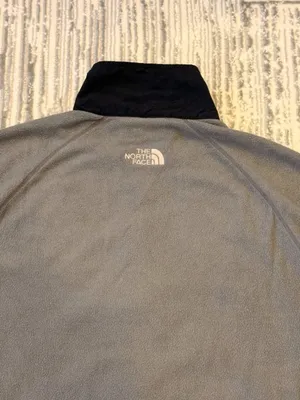 The North Face women's large gray/black fleece jacket thumbnail 6