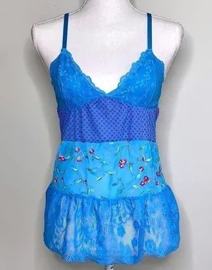 Victoria’s Secret Y2K Mesh and Lace Cami thumbnail 1