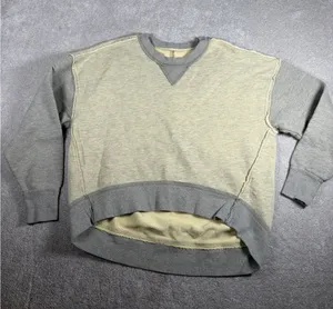 Free People FP Movement‎ Start Up Pullover Womens Xs Gray Sweatshirt Oversized thumbnail 1