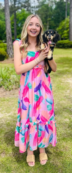 Peach Love Dress thumbnail 1