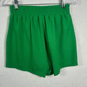 Urban‎ Cottage Green High Waisted Elastic Shorts ST3034 Womens Small thumbnail 2
