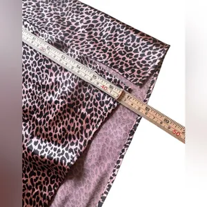 Victoria’s Secret PINK Satin Leopard Midi Slip Skirt Pink Black Bias Cut XL NWT thumbnail 13