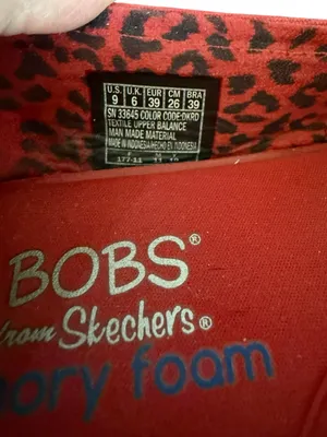 Skechers Women's Slip-On Canvas Flats - Red Bobs thumbnail 4