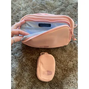 Pink Bagsmart Travel Bag Purse Crossbody Pouch Organizer Mini Headphone Case thumbnail 6