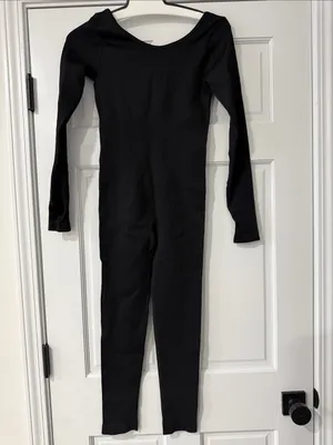 OQQ Women Long Sleeve Yoga Jumpsuits Workout Ribbed Bodysuits Pants One Piece S thumbnail 5