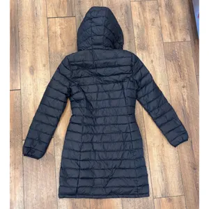 Quince Lightweight Down Packable Long Puffer Jacket Black Womens Sz S / W-JKT-14 thumbnail 3