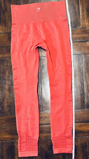 Gymshark NWOT Energy Seamless Leggings - Polka Pink/Coral - S thumbnail 11