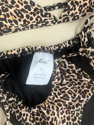 Motel leopard print bathing suit  thumbnail 3