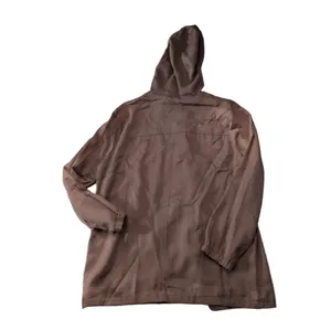Miss Me Brown Lightweight Tribal Embroidery Stitchig Jacket Size Large thumbnail 10