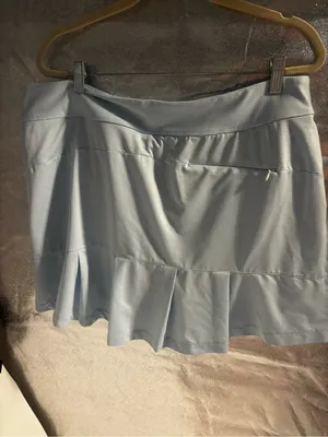 Play Dry Greg Normal Blue Gingham Golf Skort Size XL thumbnail 5