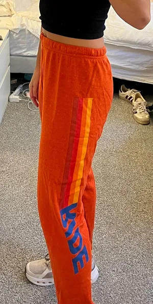 Aviator Nation Orange Sweatpants thumbnail 5