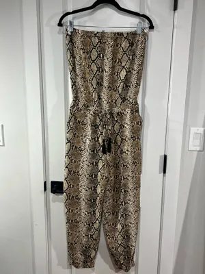 Blue Island snake skin Jumpsuit thumbnail 6