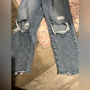 Pacsun high rise straight Distressed Blue Jeans‎ size 27 thumbnail 5