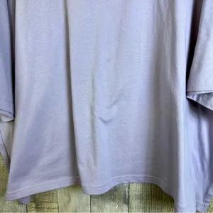 Wild Fable Size 2X Lilac Short Sleeve Cropped Top w/Collar and 3 Button … thumbnail 5